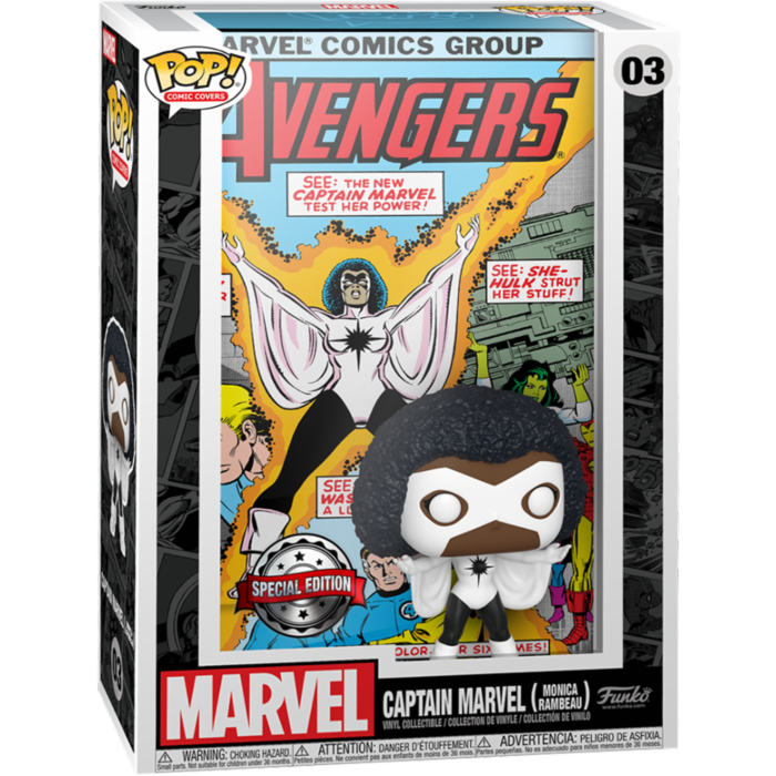 Funko Pop! Comic Covers - Marvel - Captain Marvel Monica Rambeau Avengers #227