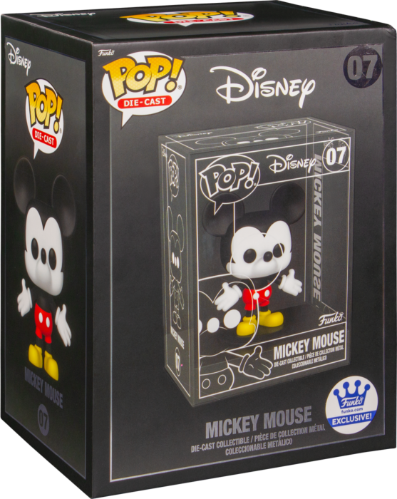 Funko Pop! Disney - Mickey Mouse Diecast Metal #07 - Chase Chance