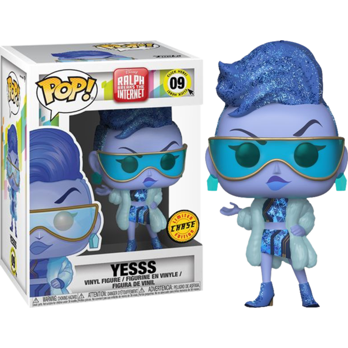 Funko Pop! Ralph Breaks The Internet - Yesss with Acrylic Pop! Protector #09 (Chase Variant)