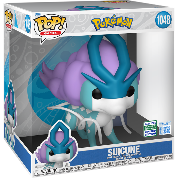 Funko Pop! Pokemon - Suicune 10" #1048 (2025 Wondrous Convention Exclusive)