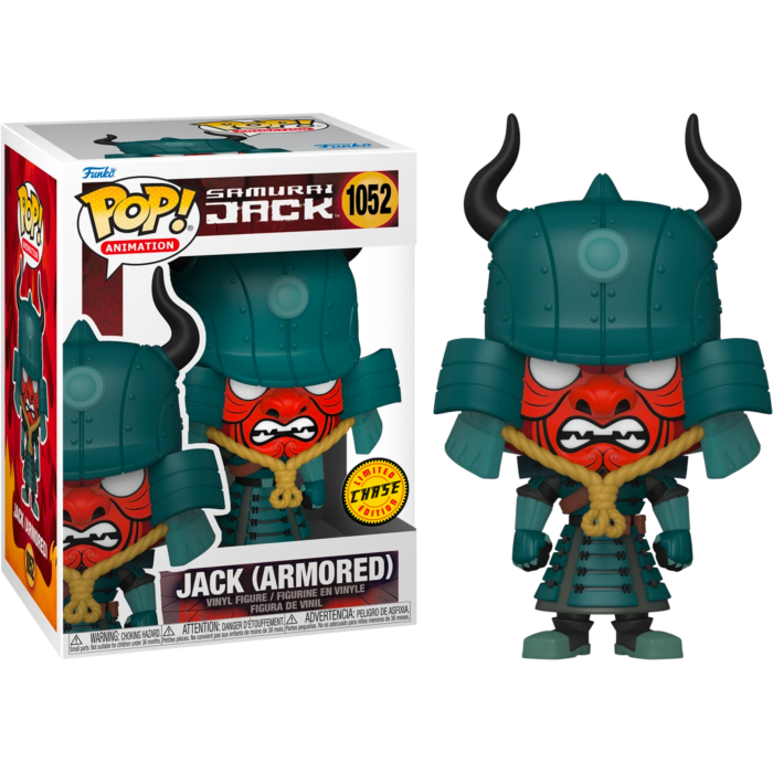 Funko Pop! Samurai Jack - Jack Armoured in Acrylic with Pop! Protector #1052 (Chase Variant)