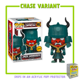 Funko Pop! Samurai Jack - Jack Armoured in Acrylic with Pop! Protector #1052 (Chase Variant)