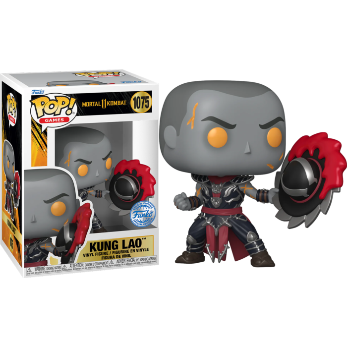 Funko Pop! Mortal Kombat 11 - Kung Lao (Fatality) #1075 (+ Box 3 of Mystery Exclusive)