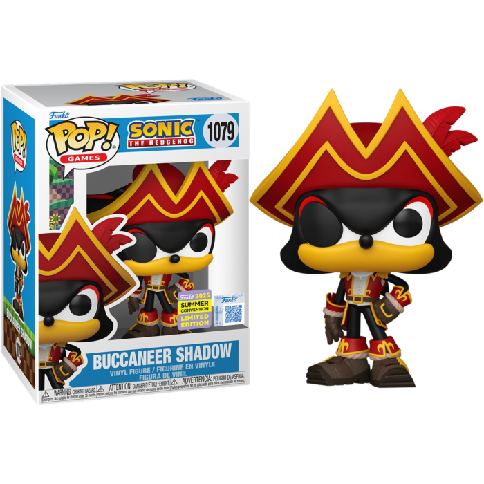 Funko Pop! Sonic the Hedgehog - Buccaneer Shadow #1079 (2025 Summer Convention Exclusive)