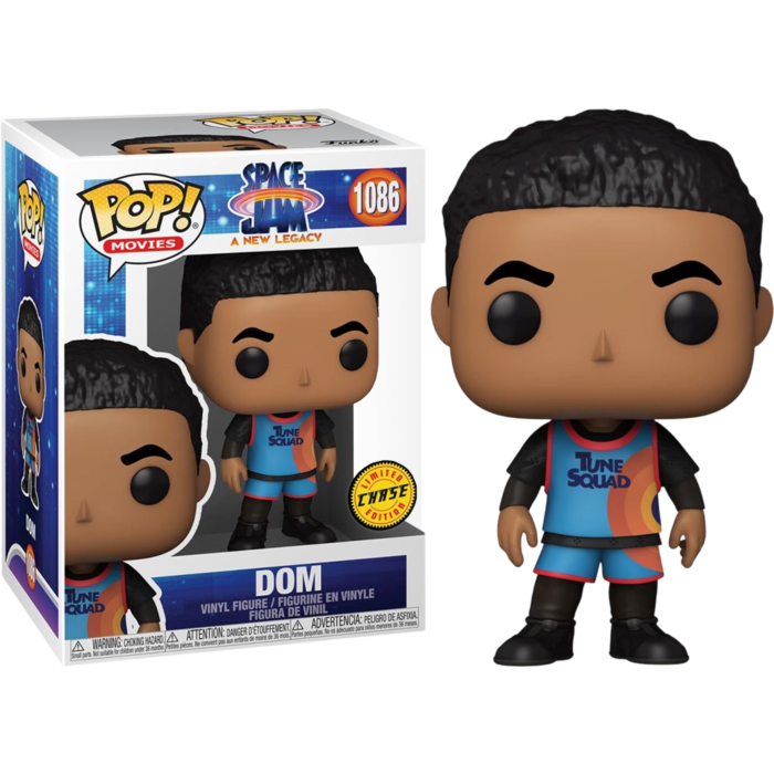 Funko Pop! Space Jam 2: A New Legacy - Dom with Acrylic Pop! Protector #1086 (Chase Variant)