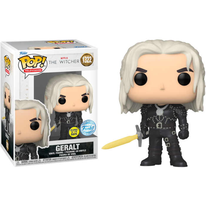 Funko Pop! The Witcher (2019) - Geralt with Glow in the Dark Sword #1322