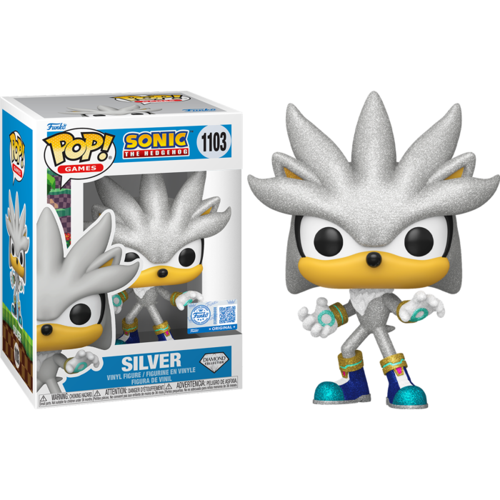 Funko Pop! Sonic The Hedgehog - Silver Diamond Glitter #1103