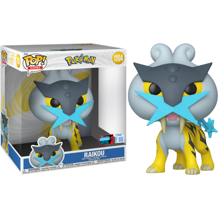 Funko Pop! Pokemon - Raikou Jumbo 10" (2025 Fall Convention Exclusive) #1104