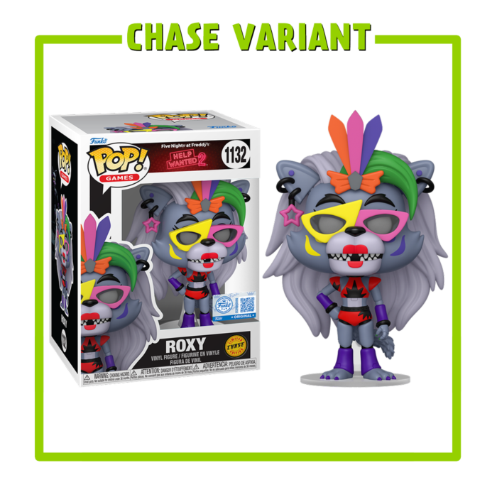 Funko Pop! Five Nights at Freddy's: Help Wanted 2 - Roxy #1132 - Chase Chance (+ Box of 3 Mystery Exclusive)