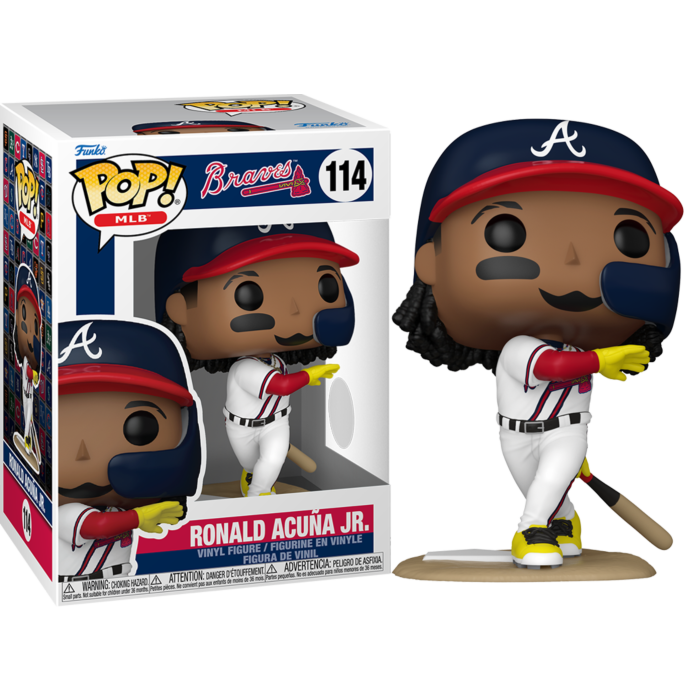 Funko Pop! MLB Baseball - Ronald Acuna Jr. (Home Uniform) Atlanta Braves #114