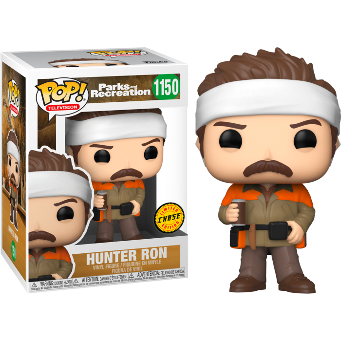 Funko Pop! Parks and Recreation - Hunter Ron with Acrylic Pop! Protector #1150 (Chase Variant)