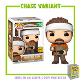 Funko Pop! Parks and Recreation - Hunter Ron with Acrylic Pop! Protector #1150 (Chase Variant)