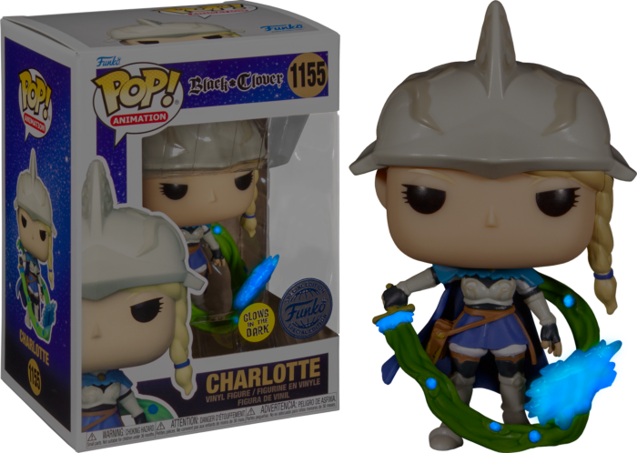 Funko Pop! Black Clover - Charlotte Roselei Glow in the Dark #1155 - Chase Chance
