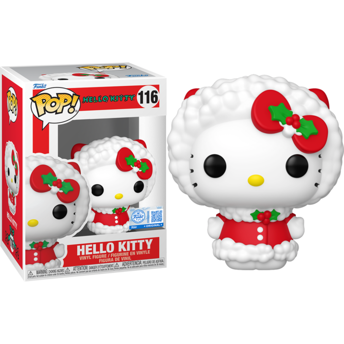 Funko Pop! Hello Kitty & Friends - Hello Kitty (Winter Outfit) Mystery Box #116 (+ Box of 3 Mystery Exclusive)