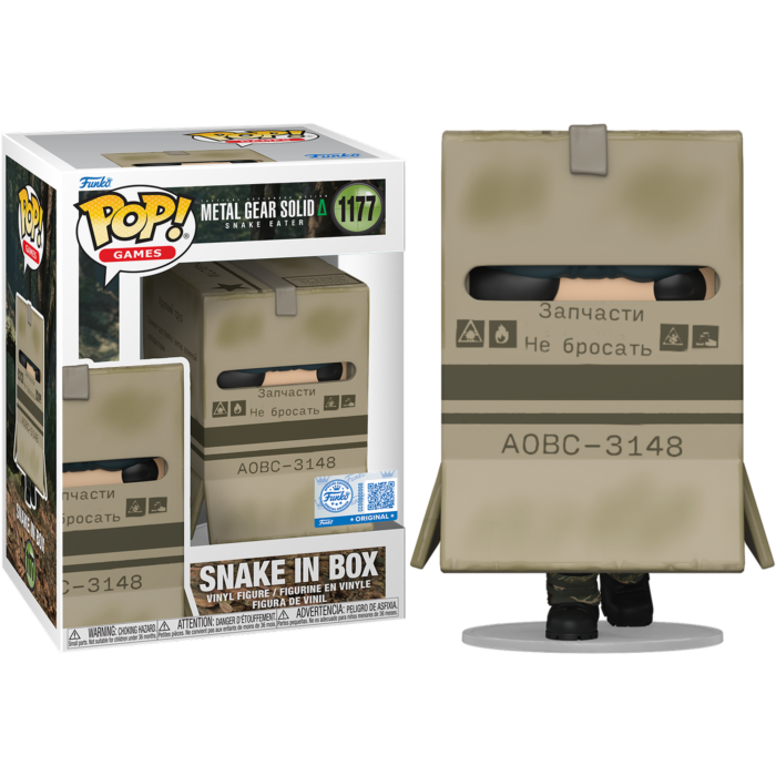 Funko Pop! Metal Gear Solid: Snake Eater - Snake in Box #1177