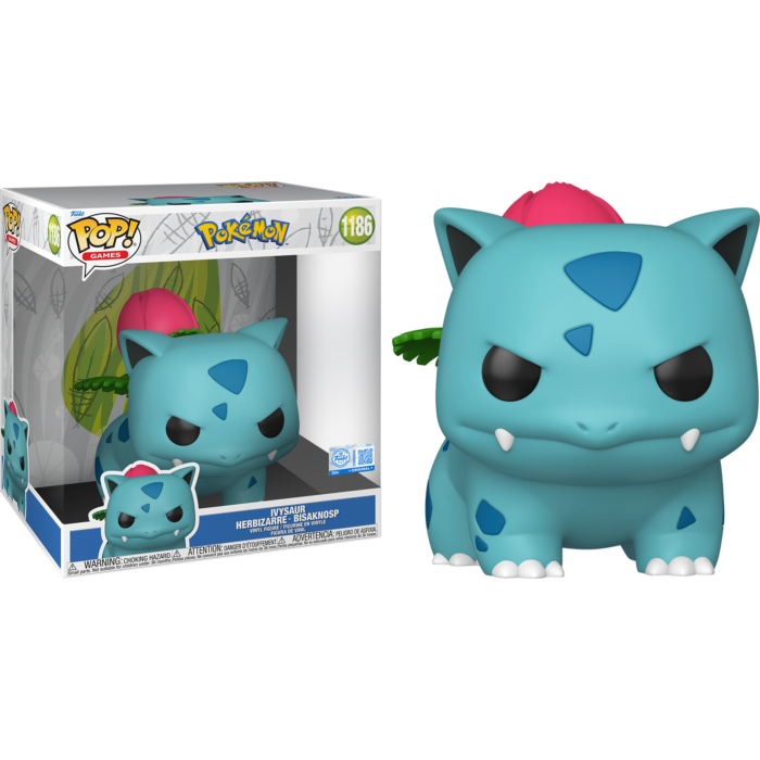 Funko Pop! Pokemon - Ivysaur Jumbo 10" #1186 - Real Pop Mania