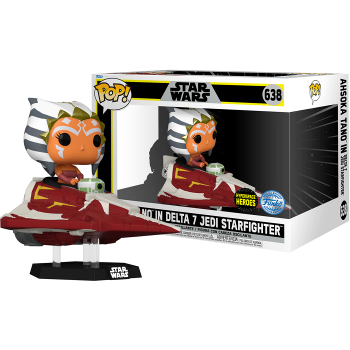 Funko Pop! Rides - Star Wars: The Clone Wars - Ahsoka Tano in Delta-7B Jedi Starfighter #638
