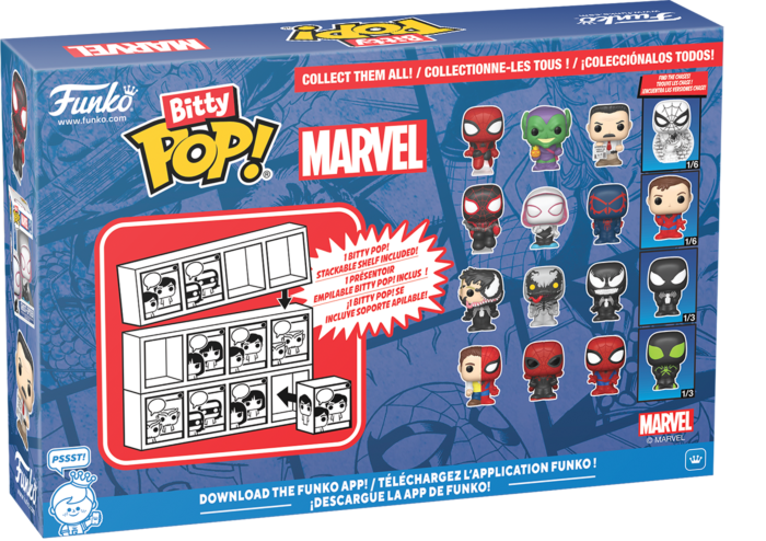 Funko Pop! Spider-Man - Spider-Man, Green Goblin, J. Jonah Jameson & Mystery Chase Bitty - 4 Pack