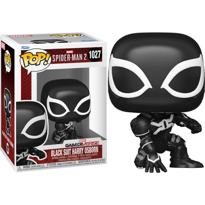 Funko Pop! Marvel's Spider-Man 2 - Black Suit Harry Osborn #1027