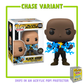 Funko Pop! Black Adam (2022) - Black Adam with Lightning with Acrylic Pop! Protector #1232 (Chase Variant)