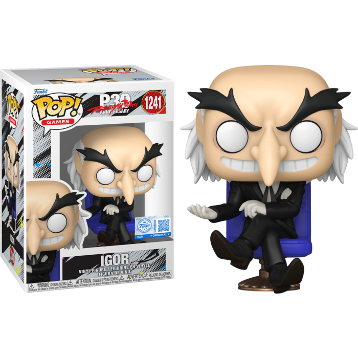Funko Pop! Persona 5 - Igor #1241 (+ Box of 3 Mystery Exclusive)