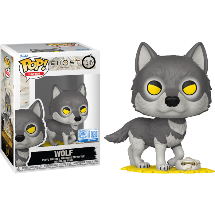 Funko Pop! Ghost of Yotei - Wolf #1249 (+ Box of 3 Mystery Exclusive)