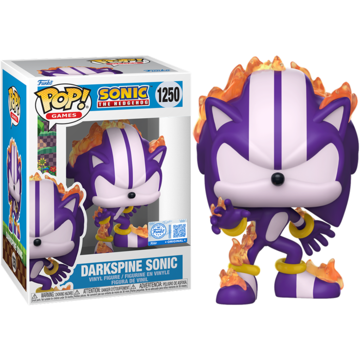 Funko Pop! Sonic the Hedgehog - Darkspine Sonic #1250 - Real Pop Mania