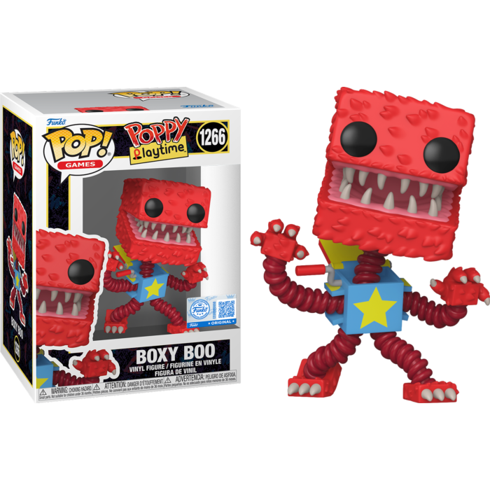 Funko Pop! Poppy Playtime - Boxy Boo #1266 (+ Box of 3 Mystery Exclusive)