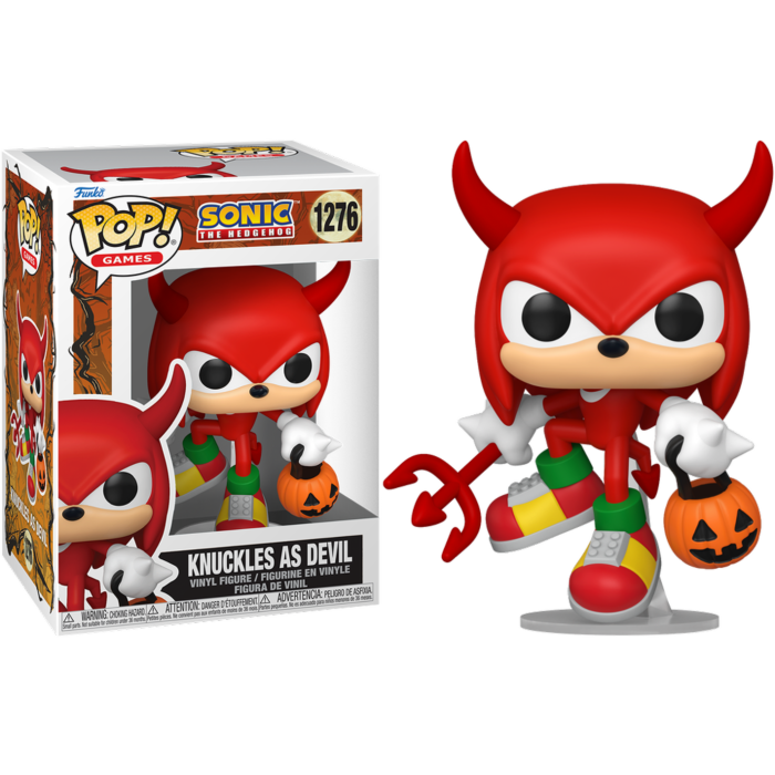 Funko Pop! Sonic the Hedgehog - Knuckles as Devil (Halloween) #1276 - Real Pop Mania