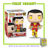 Funko Pop! Shazam! Fury of the Gods (2023) - Shazam! Glow in the dark with Acrylic Pop! Protector #1277 (Chase Variant)