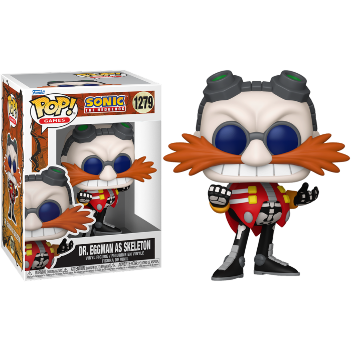Funko Pop! Sonic the Hedgehog - Dr. Eggman as Skeleton (Halloween) #1279 - Real Pop Mania