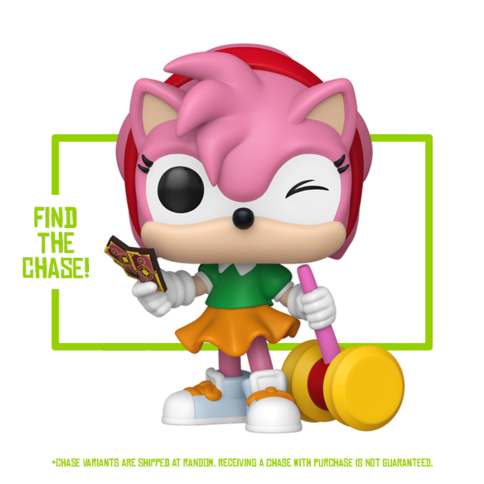 Funko Pop! Sonic the Hedgehog - Amy with Piko Hammer #1171 - Chase Chance