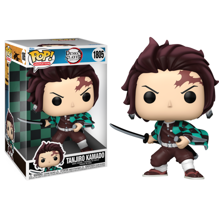 Funko Pop! Demon Slayer - Tanjiro Kamado 10" Jumbo #1805 Funko Pop! Demon Slayer - Tanjiro Kamado 10" Jumbo #1805