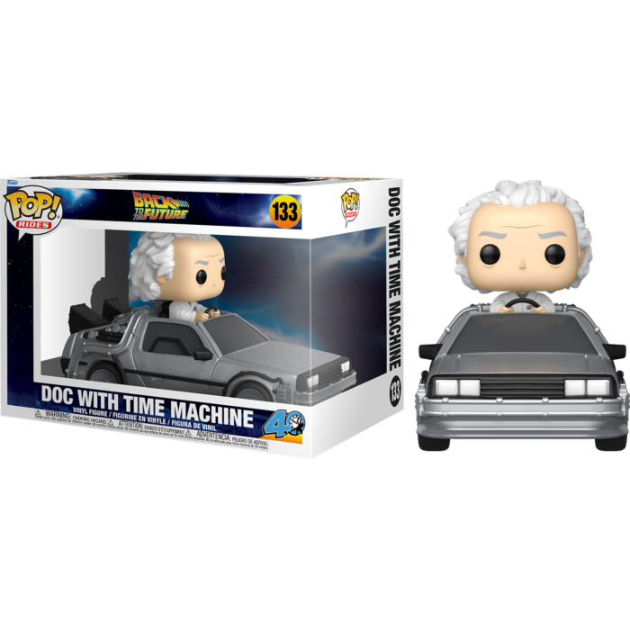 Funko Pop! Rides - Back to the Future - Doc with Time Machine #133