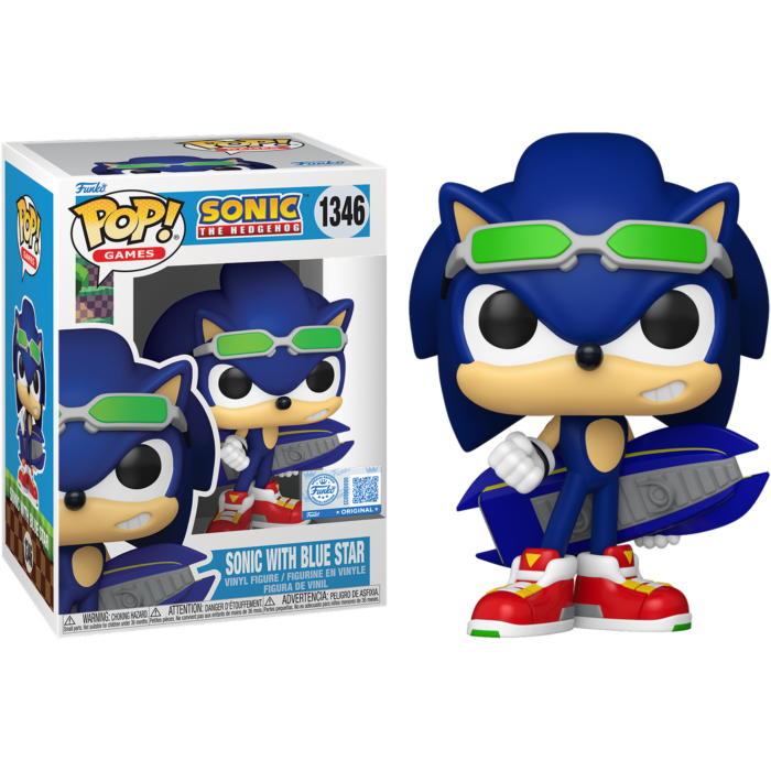 Funko Pop! Sonic the Hedgehog - Sonic with Blue Star #1346 - Real Pop Mania