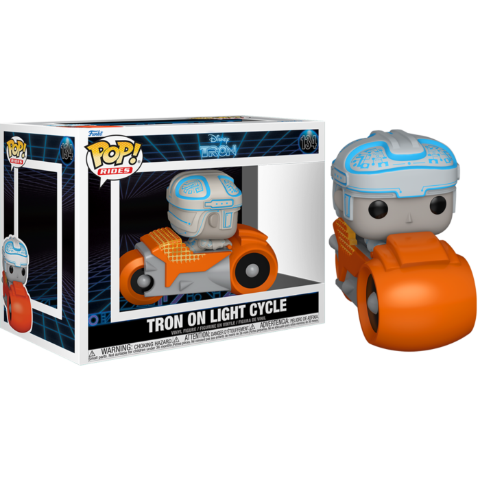 Funko Pop! Rides - Tron (1982) - Tron on Light Cycle #134
