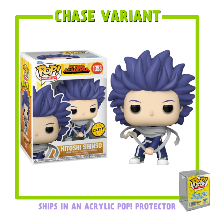 Funko Pop! My Hero Academia: Season 5 - Hitoshi Shinso with Acrylic Pop! Protector #1353 (Chase Variant)