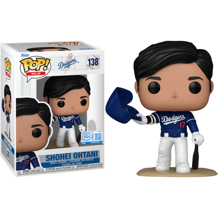 Funko Pop! MLB Baseball: Los Angeles Dodgers - Shohei Ohtani (Helmet Salute) #138
