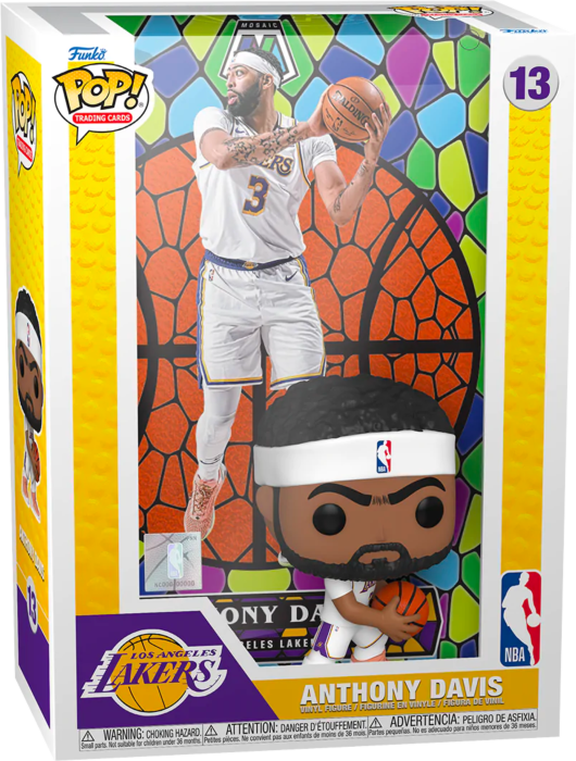 Funko Pop! Trading Cards - NBA Basketball - Anthony Davis Los Angeles Lakers Panini Mosaic #13