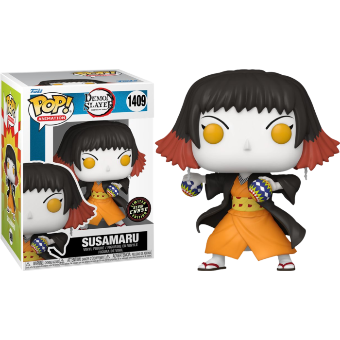 Funko Pop! Demon Slayer - Susamaru Pop! Vinyl Figure in Acrylic with Pop! Protector #1409 (Chase Variant)