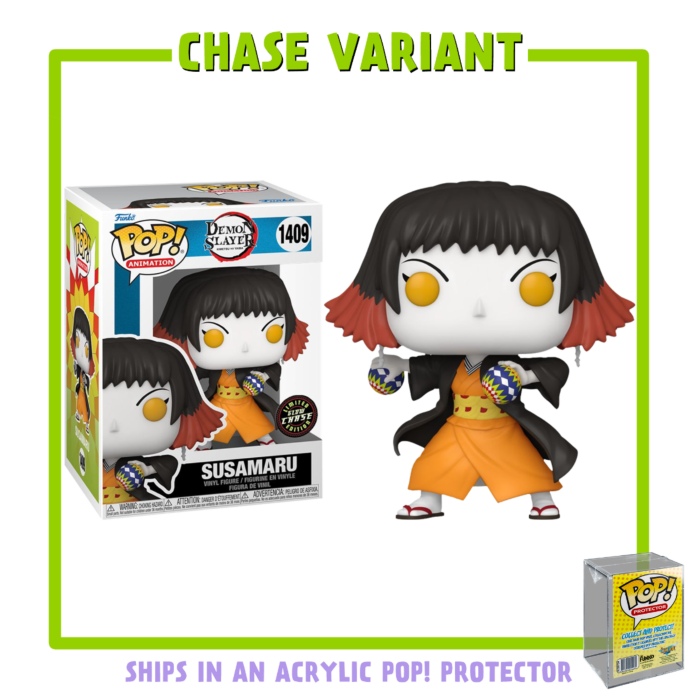 Funko Pop! Demon Slayer - Susamaru Pop! Vinyl Figure in Acrylic with Pop! Protector #1409 (Chase Variant)