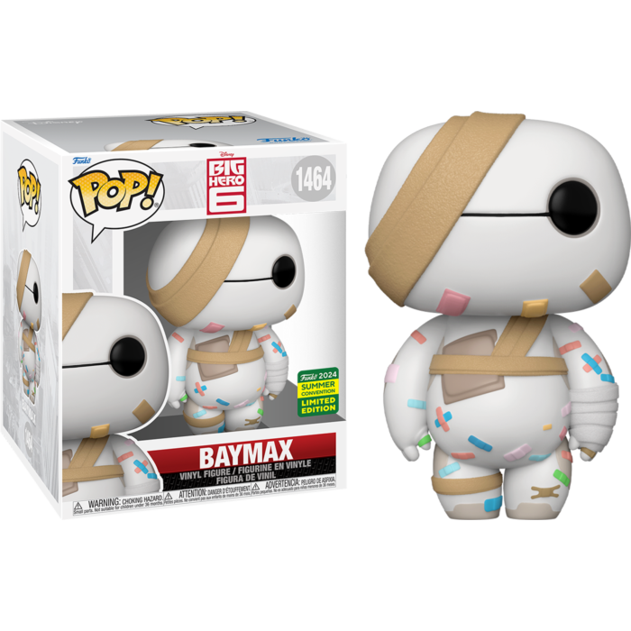 Funko Pop! Big Hero 6 - Baymax Super Sized 6" #1464 (2024 Summer Convention Exclusive)