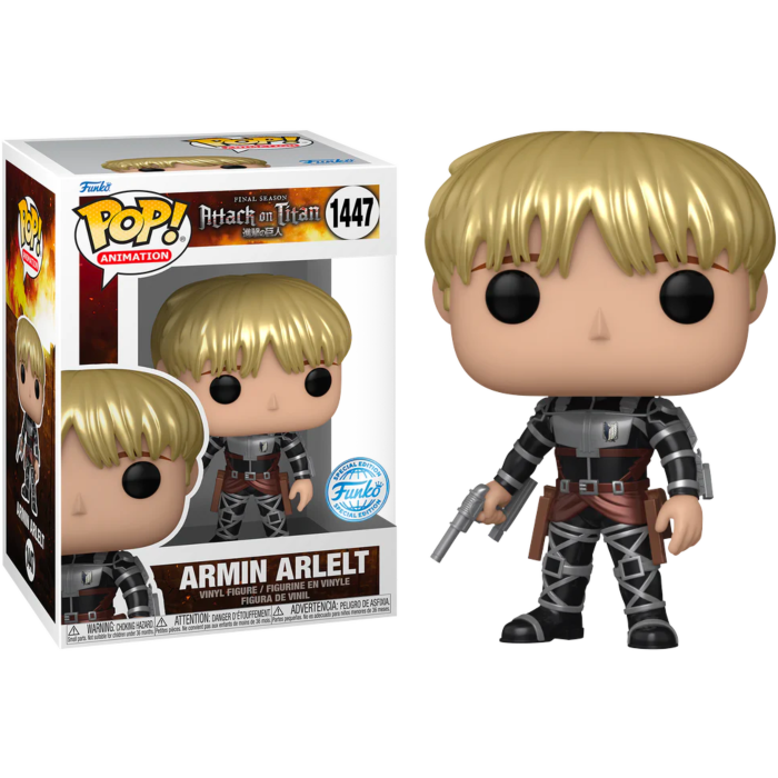 Funko Pop! Attack on Titan - Armin Arlelt Metallic #1447