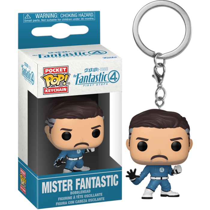 Funko Pocket Pop! Keychains - The Fantastic Four: First Steps (2025) - Mister Fantastic