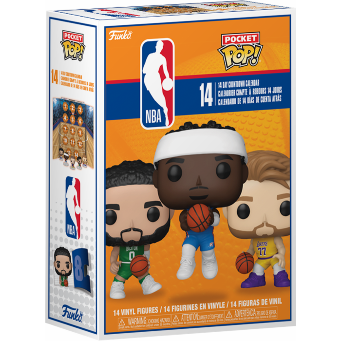 Funko Pocket Pop! NBA Basketball - 14-Day Countdown Calendar