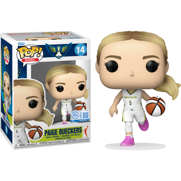 Funko Pop! WNBA Basketball - Paige Bueckers (Heroine Edition) Dallas Wings #14