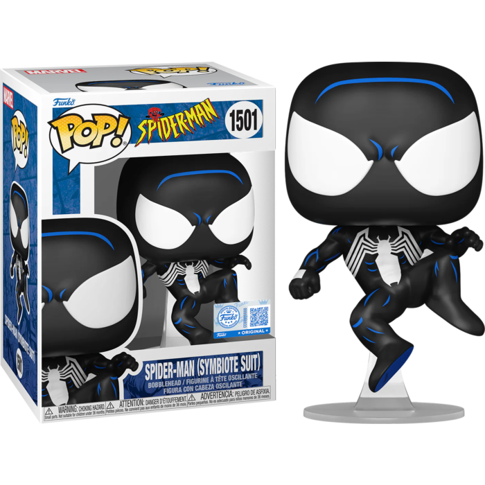 Funko Pop! Spider-Man: The Animated Series - Spider-Man (Symbiote Suit) #1501
