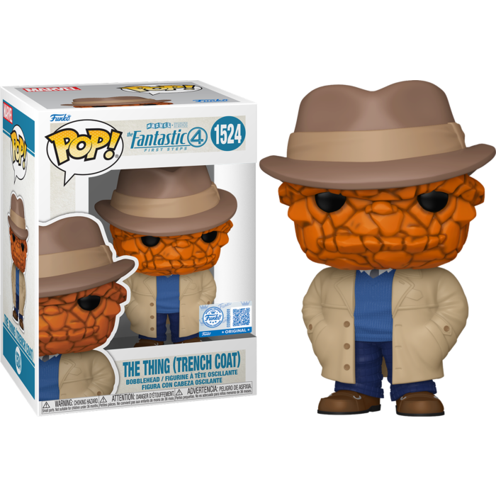 Funko Pop! The Fantastic Four: First Steps (2025) - The Thing (Trench Coat) #1524