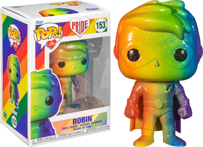 Funko Pop Batman Robin Rainbow Pride Pops with Purpose 153