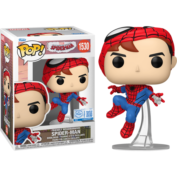 Funko Pop! Your Friendly Neighborhood Spider-Man (2025) - Friendly Neighborhood Spider-Man (Unmasked) #1530